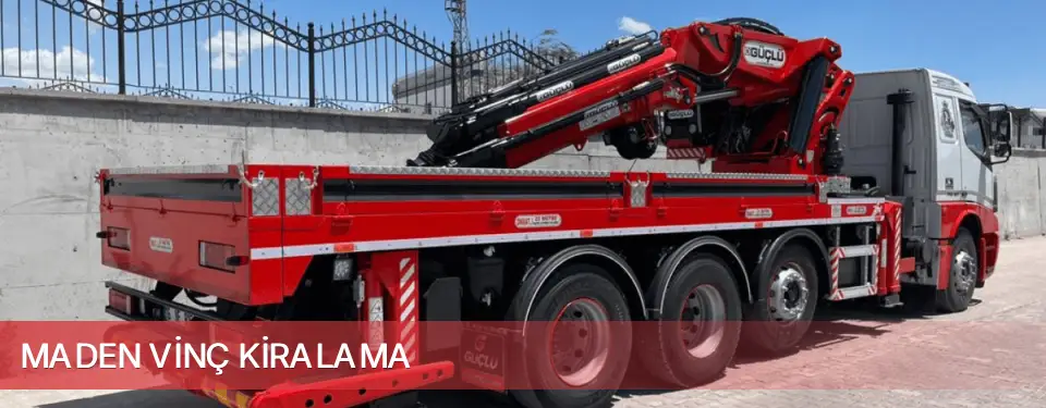 Maden İlçemi Vinç Kiralama